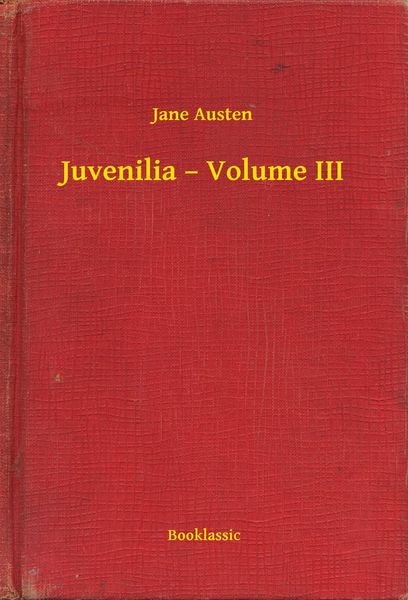 Produktbild: Juvenilia - Volume III