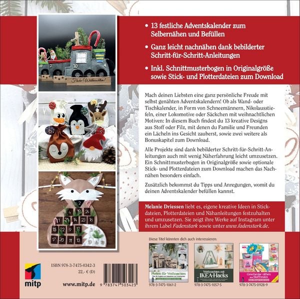 Produktbild: Adventskalender n&auml;hen
