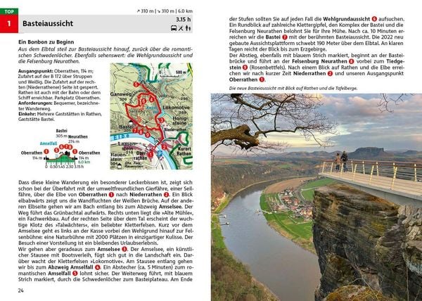 Produktbild: ROTHER Wanderf&uuml;hrer Elbsandsteingebirge. 58 Touren in der S&auml;chsischen Schweiz &ndash; mit Malerweg und Stiegen