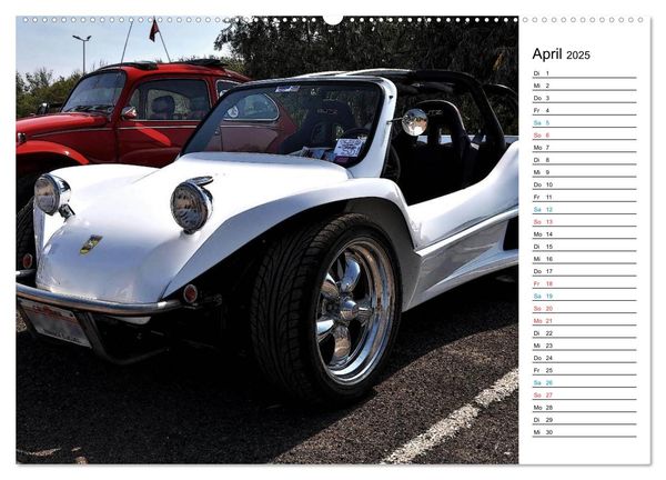 Produktbild: Buggys - die Kultautos der 80er (Wandkalender 2025 DIN A2 quer), CALVENDO Monatskalender