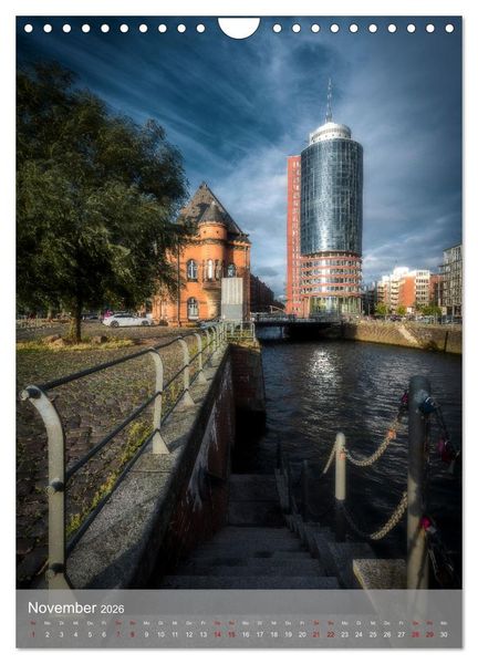 Produktbild: Hamburg - Die sch&ouml;nste Hafenstadt (Wandkalender 2026 DIN A4 hoch), CALVENDO Monatskalender