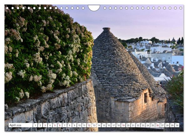 Produktbild: Apulien - Eine Reise zu Italiens Stiefelabsatz (Wandkalender 2026 DIN A4 quer), CALVENDO Monatskalender