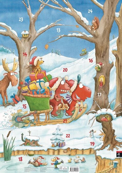 Produktbild: Der kleine Drache Kokosnuss Adventskalender 2