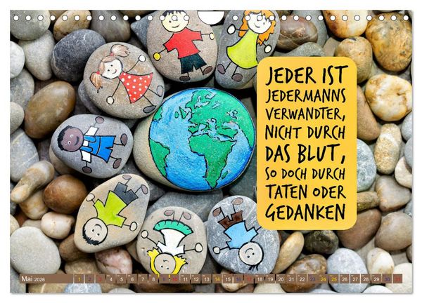 Produktbild: Gemeinsam sind wir stark - motivierende Spr&uuml;che &uuml;ber Teams (Wandkalender 2026 DIN A4 quer), CALVENDO Monatskalender