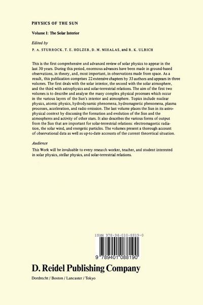 Produktbild: Physics of the Sun