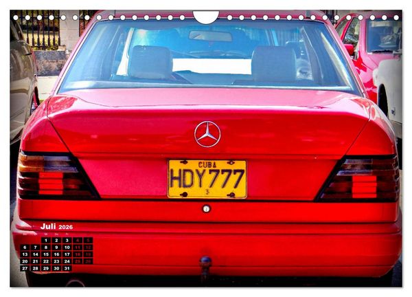 Produktbild: Autos mit Stern - Mercedes-Benz auf Kuba (Wandkalender 2026 DIN A4 quer), CALVENDO Monatskalender