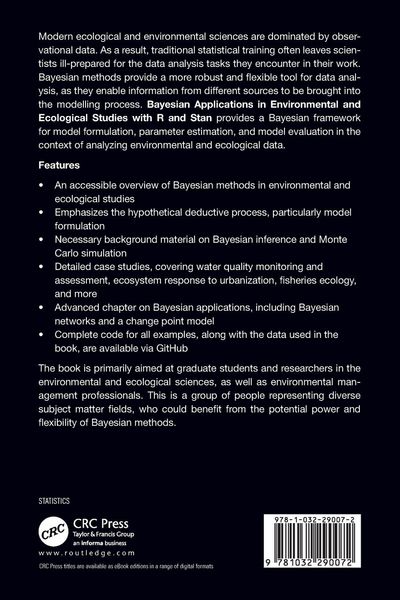 Produktbild: Bayesian Applications in Environmental and Ecological Studies with R and Stan