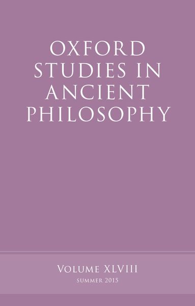 Produktbild: Oxford Studies in Ancient Philosophy, Volume 48