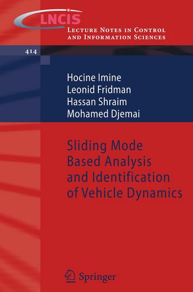 Produktbild: Sliding Mode Based Analysis and Identification of Vehicle Dynamics