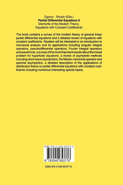 Produktbild: Partial Differential Equations II
