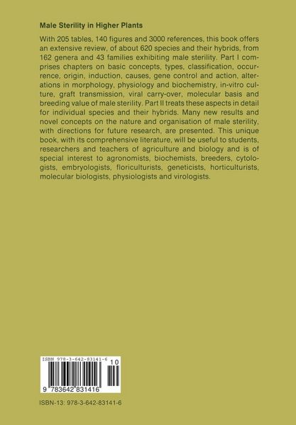 Produktbild: Male Sterility in Higher Plants