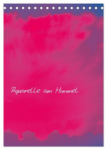 Produktbild: Aquarelle am Himmel (Tischkalender 2026 DIN A5 hoch), CALVENDO Monatskalender