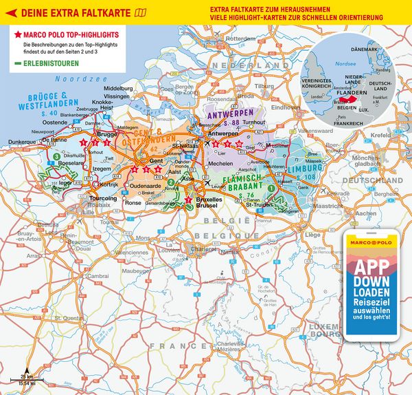 Produktbild: MARCO POLO Reisef&uuml;hrer Flandern, Antwerpen, Br&uuml;gge, Gent