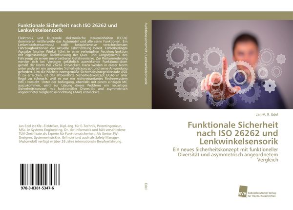 Funktionale Sicherheit nach ISO 26262 und Lenkwinkelsensorik, Taschenbuch von Jan-A. R. Edel, Südwestdeutscher Verlag für Hochschulschriften,