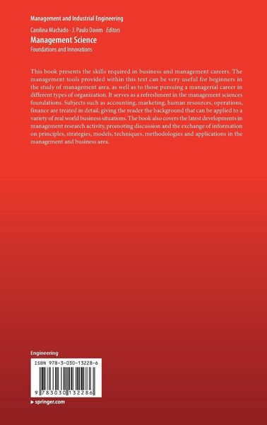 Produktbild: Management Science
