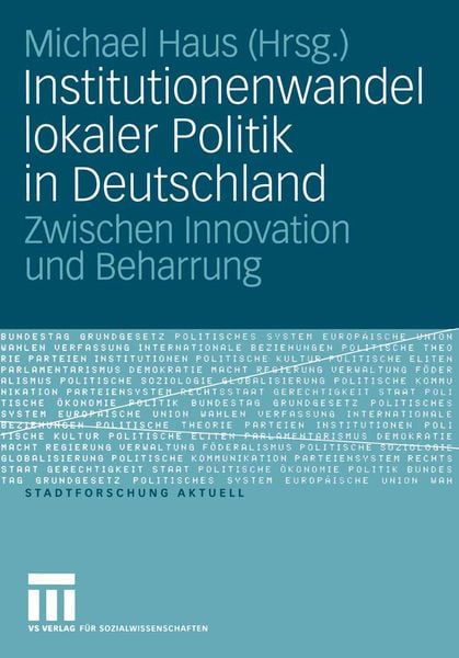 Produktbild: Institutionenwandel lokaler Politik in Deutschland