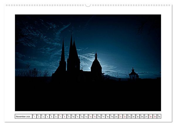 Produktbild: Marienkirche Gelnhausen (hochwertiger Premium Wandkalender 2026 DIN A2 quer), Kunstdruck in Hochglanz