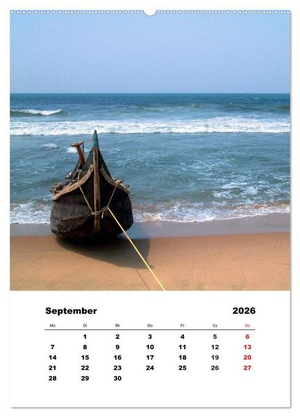 Produktbild: In Kerala (hochwertiger Premium Wandkalender 2026 DIN A2 hoch), Kunstdruck in Hochglanz