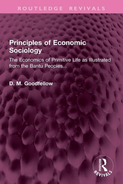 Produktbild: Principles of Economic Sociology