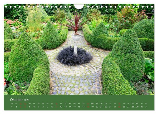 Produktbild: G&auml;rten in Westfalen &ouml;ffnen ihre Pforten (Wandkalender 2026 DIN A4 quer), CALVENDO Monatskalender