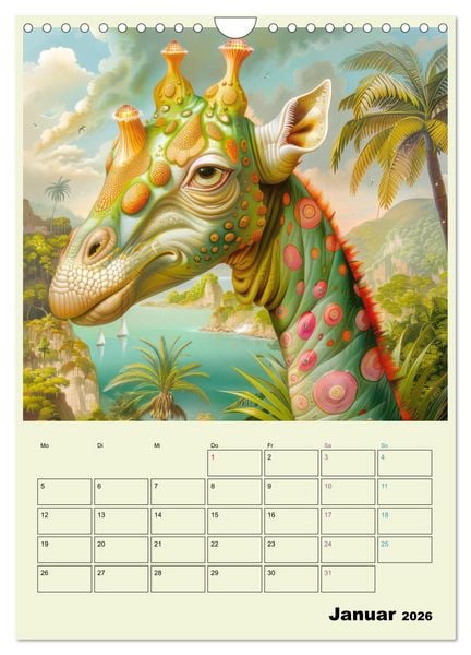 Produktbild: Hybrid Tiere zum Schmunzeln - Planer (Wandkalender 2026 DIN A4 hoch), CALVENDO Monatskalender