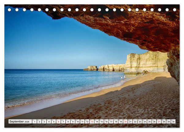 Produktbild: Algarve zum Tr&auml;umen (Tischkalender 2026 DIN A5 quer), CALVENDO Monatskalender