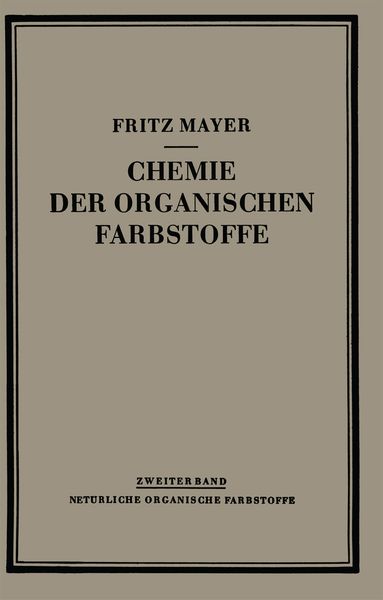 Produktbild: Chemie der Organischen Farbstoffe