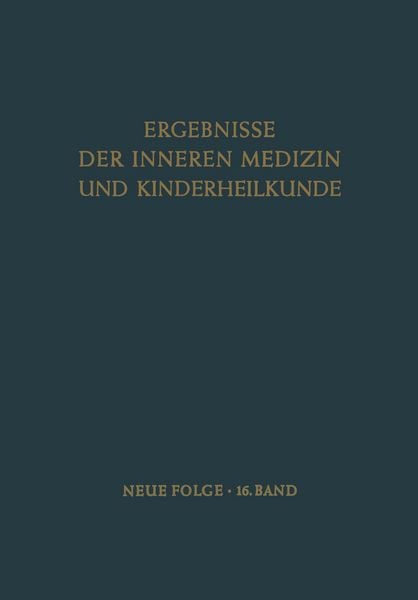 Produktbild: Ergebnisse der Inneren Medizin und Kinderheilkunde