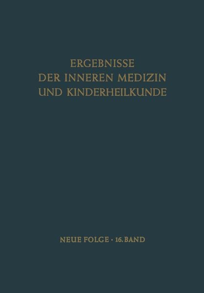 Produktbild: Ergebnisse der Inneren Medizin und Kinderheilkunde