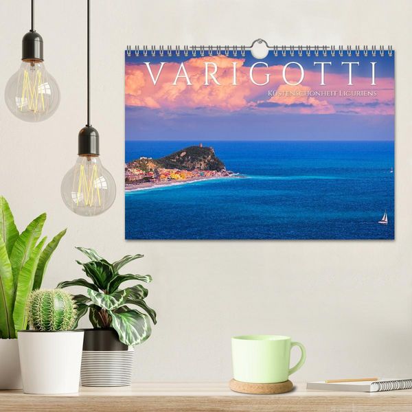 Produktbild: Varigotti - K&uuml;stensch&ouml;nheit Liguriens (Wandkalender 2026 DIN A4 quer), CALVENDO Monatskalender