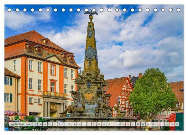 Produktbild: Schwabach Impressionen (Tischkalender 2026 DIN A5 quer), CALVENDO Monatskalender
