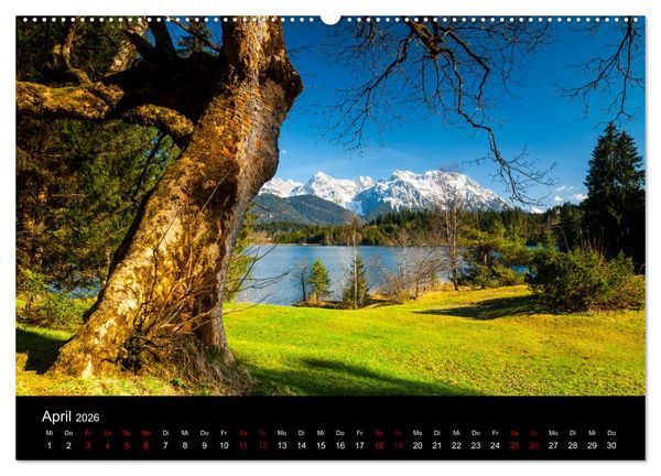 Produktbild: Bayerische Landschaften (Wandkalender 2026 DIN A2 quer), CALVENDO Monatskalender