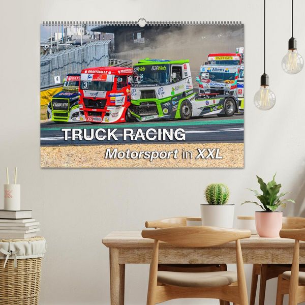 Produktbild: TRUCK RACING - Motorsport in XXL (Wandkalender 2026 DIN A2 quer), CALVENDO Monatskalender