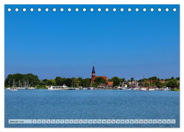Produktbild: Fischland zwischen Ostsee und Bodden (Tischkalender 2026 DIN A5 quer), CALVENDO Monatskalender