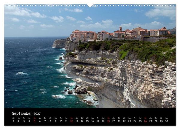 Produktbild: Korsikas St&auml;dte (hochwertiger Premium Wandkalender 2027 DIN A2 quer), Kunstdruck in Hochglanz