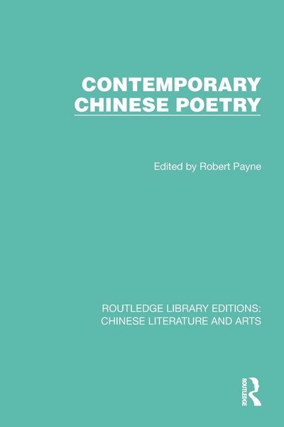 Produktbild: Contemporary Chinese Poetry