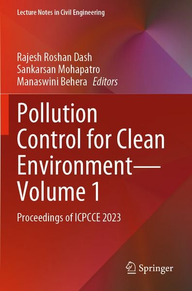 Produktbild: Pollution Control for Clean Environment&mdash;Volume 1