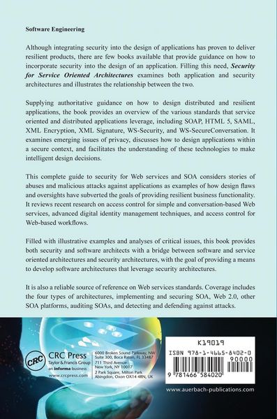 Produktbild: Security for Service Oriented Architectures