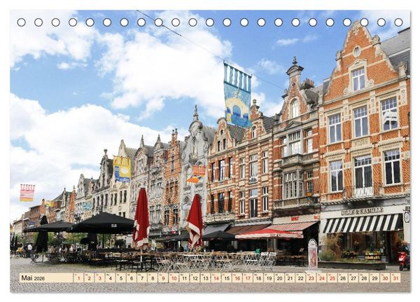 Produktbild: Das belgische Mecheln (Tischkalender 2026 DIN A5 quer), CALVENDO Monatskalender