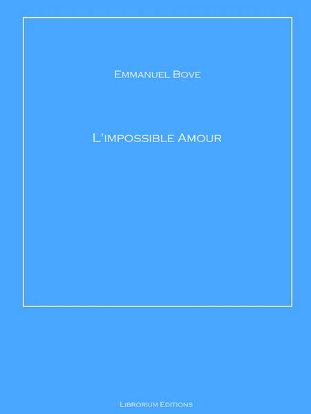 Produktbild: L'impossible Amour