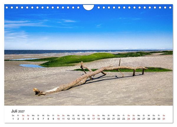 Produktbild: Norderney Paradies in der Nordsee (Wandkalender 2027 DIN A4 quer), CALVENDO Monatskalender