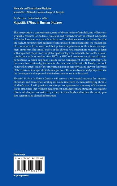 Produktbild: Hepatitis B Virus in Human Diseases