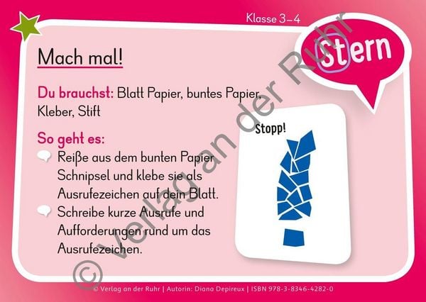 Produktbild: Eine Kartei f&uuml;r den Deutschunterricht &ndash; Klasse 3/4