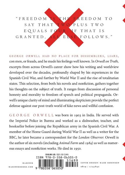 Produktbild: Orwell on Truth