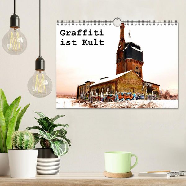 Produktbild: Graffiti ist Kult (Wandkalender 2026 DIN A4 quer), CALVENDO Monatskalender
