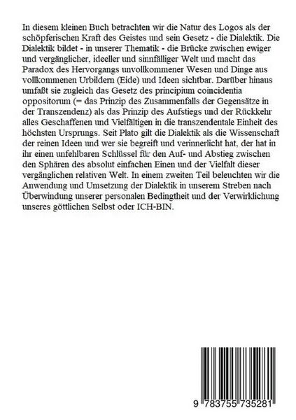 Produktbild: Der Logos und die Dialektik von Sein und Werden, Selbst und Persona