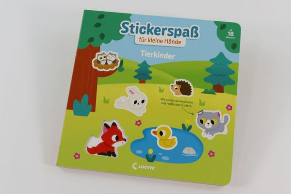 Produktbild: Stickerspa&szlig; f&uuml;r kleine H&auml;nde - Tierkinder