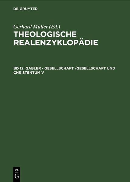 Produktbild: Gabler - Gesellschaft /Gesellschaft und Christentum V