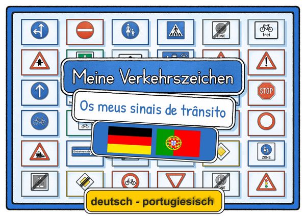 Produktbild: Meine Verkehrszeichen deutsch - portugiesisch
