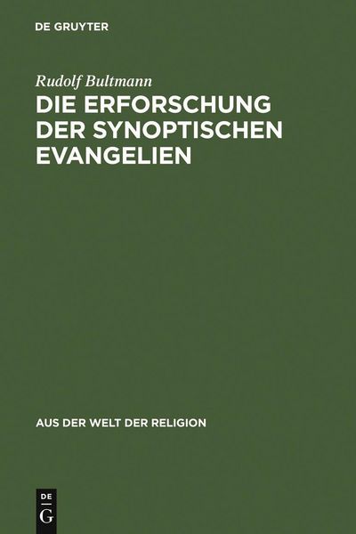 Produktbild: Die Erforschung der synoptischen Evangelien